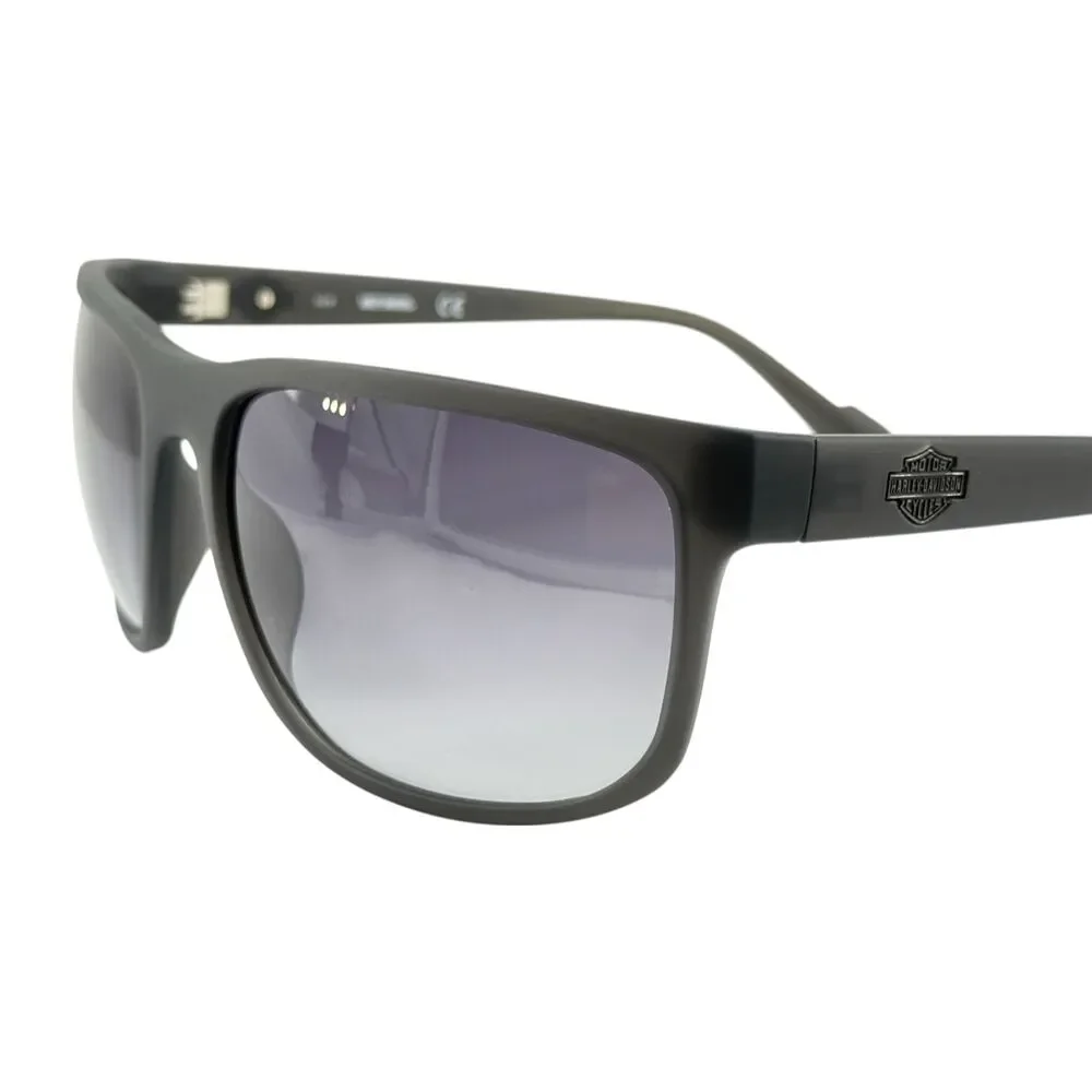 Harley Davidson HD0947X Mens Large Plastic Sunglass 20B Grey 63-18 Gray Grad
